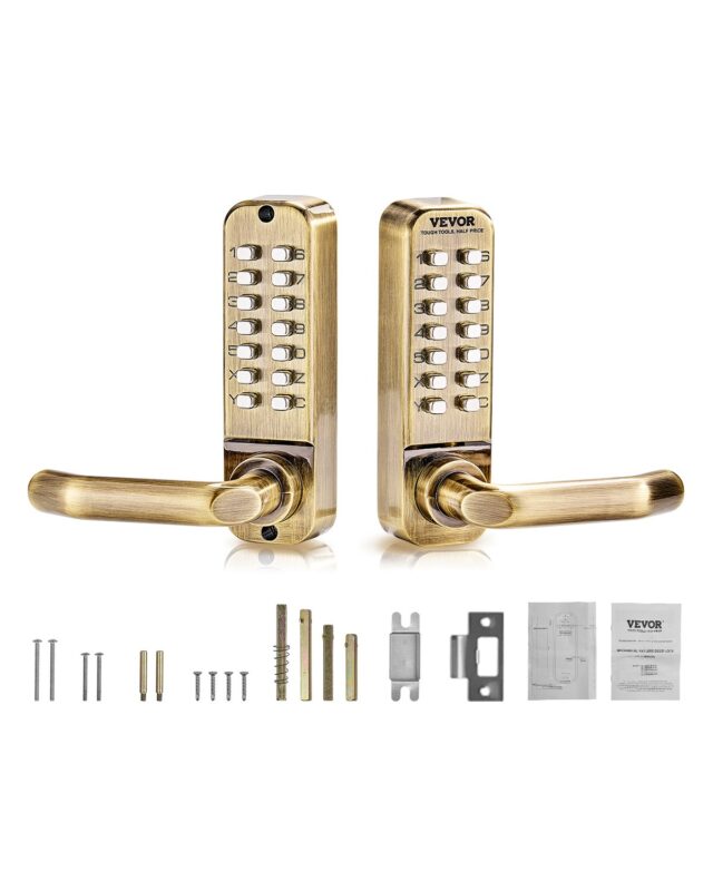 Mechanical Keyless Entry Door Lock, 65 mm, 1,7 kg