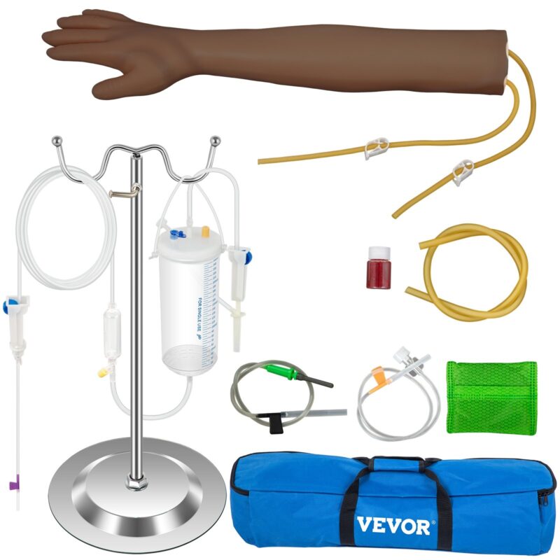 Intravenoosse harjutuskäe komplekt tumeda nahaga flebotoomia käega, 68,5 cm