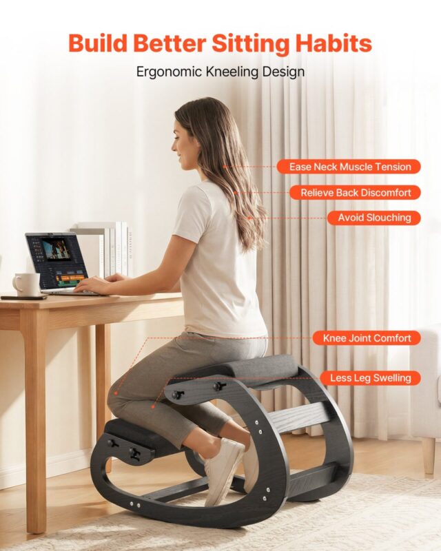 Ergonoomiline põlvitustool, 120 kg