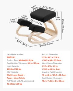 Ergonoomiline põlvitustool, 120 kg — pilt 7