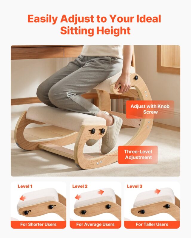 Ergonoomiline põlvitustool, 120 kg