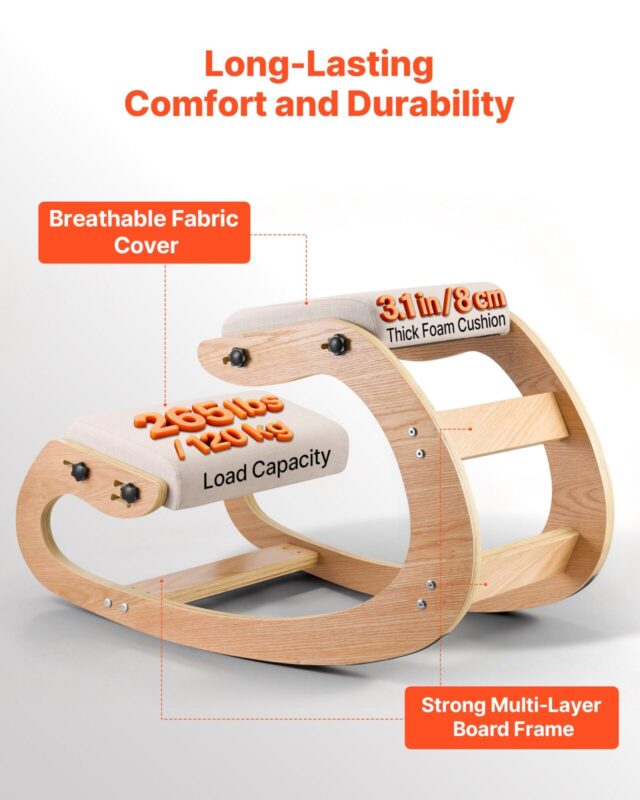 Ergonoomiline põlvitustool, 120 kg
