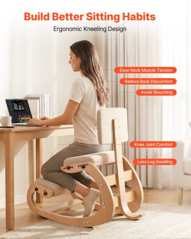 Ergonoomiline põlvitustool, 120 kg