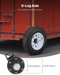 Transpordikonteineri rataste 6-haruliste rataste komplekt, 6 m — pilt 4
