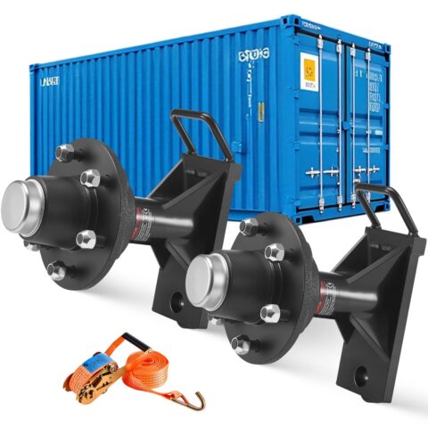 Shipping Container Wheels 6-Lug Wheels Kit, 6 m, 3175 kg