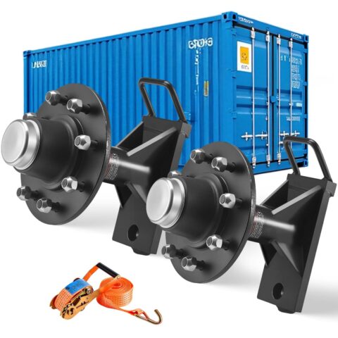 Shipping Container Wheels 8-Lug Wheels Kit, 6 m, 3992 kg