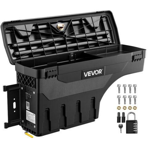 Truck Bed Storage Box, 25 L, 800 x 384 x 223 mm