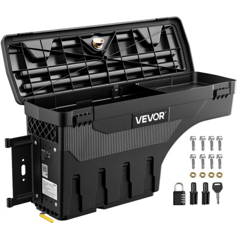 Truck Bed Storage Box, 25 L, 800 x 384 x 223 mm