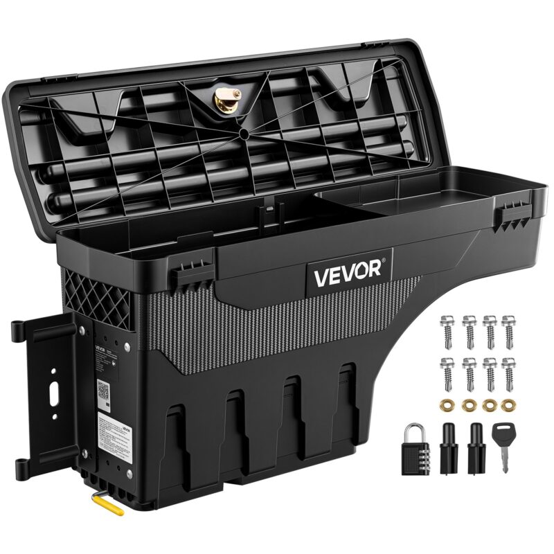 Truck Bed Storage Box, 25 L, 800 x 384 x 223 mm