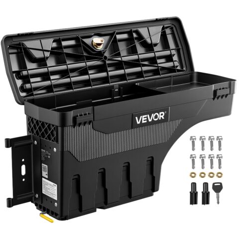 Truck Bed Storage Box, 25 L, 800 x 384 x 223 mm