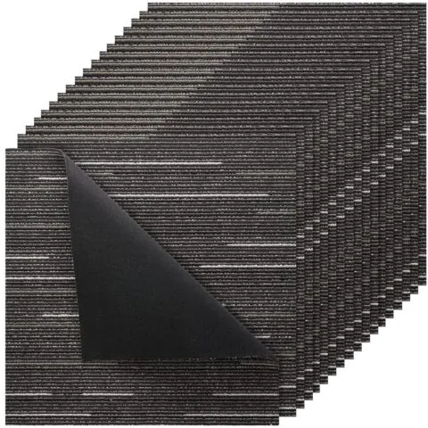 VEVOR Vaibaplaadid, 610 x 610 mm, 24 tk, hall, 76 kg