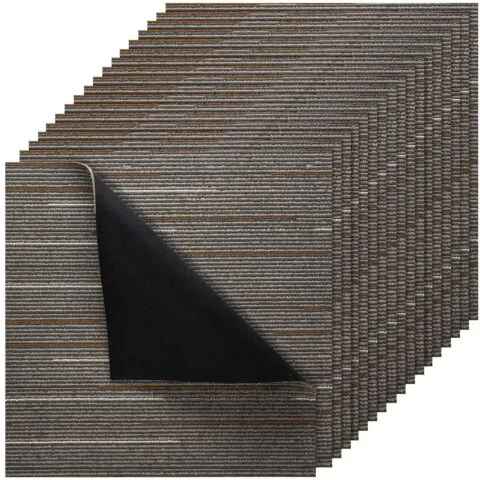 VEVOR Vaibaplaadid, 610 x 610 mm, 24 tk, tumepruun, 76 kg