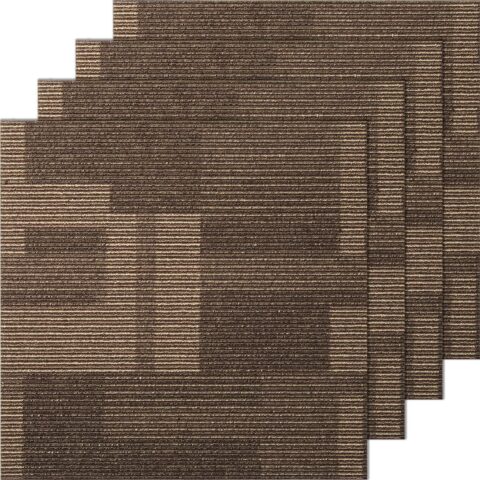 Carpet Tiles Reusable, 61,0 x 61,0 cm, 5,99 mm