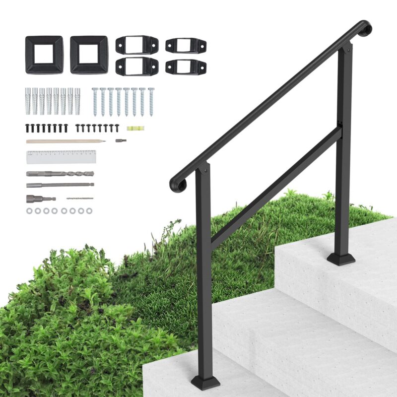 Handrails for Outdoor Steps, 99,8 kg, 600 mm