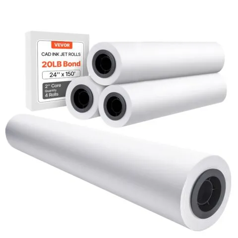 VEVOR Laiformaatpaber, 7,32 x 45,7 m, 5,08 cm, 9,07 kg, 10 kg