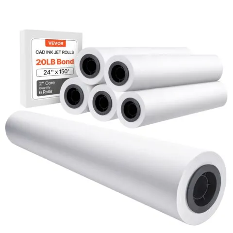 VEVOR Laiformaatpaber, 7,32 x 45,7 m, 5,08 cm, 9,07 kg, 15 kg