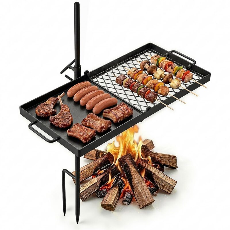 Heavy Duty Swivel Campfire Grill, 61 cm, 2,7 mm