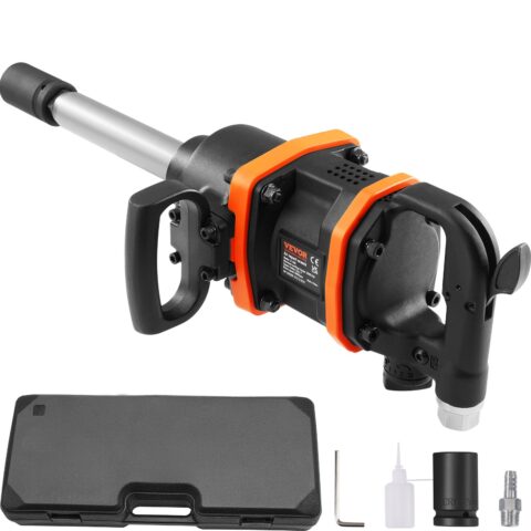2.54 cm Air Impact Wrench Impact Gun Up to 1433 kg Reverse Torque Output, 2,54 cm
