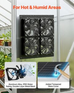 Päikeseenergial töötav ventilaator, 25 W — pilt 5