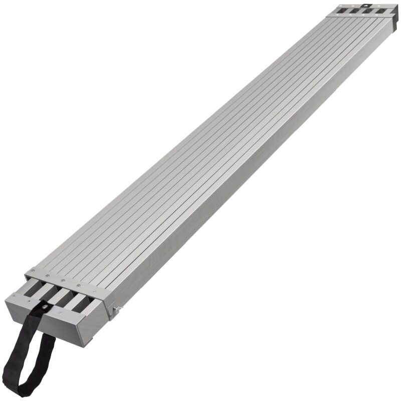 Aluminum Work Plank Telescoping 2.4-4 m 226.8 kg Capacity Scaffold Plank, 227 kg, 226,8 kg