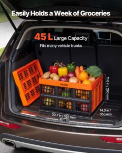Kokkupandavad plastkastid, 15 kg, 45 L — pilt 2