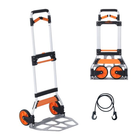 Folding Hand Truck, 140 kg, 485 x 520 x 1195 mm