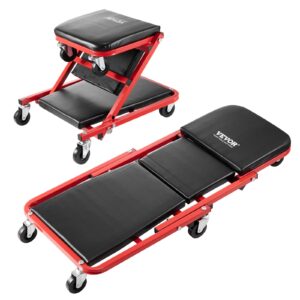 91,4 cm kokkupandav Z-kujuline garaaži roomajatooli mehaanikule, 136,1 kg — pilt 1