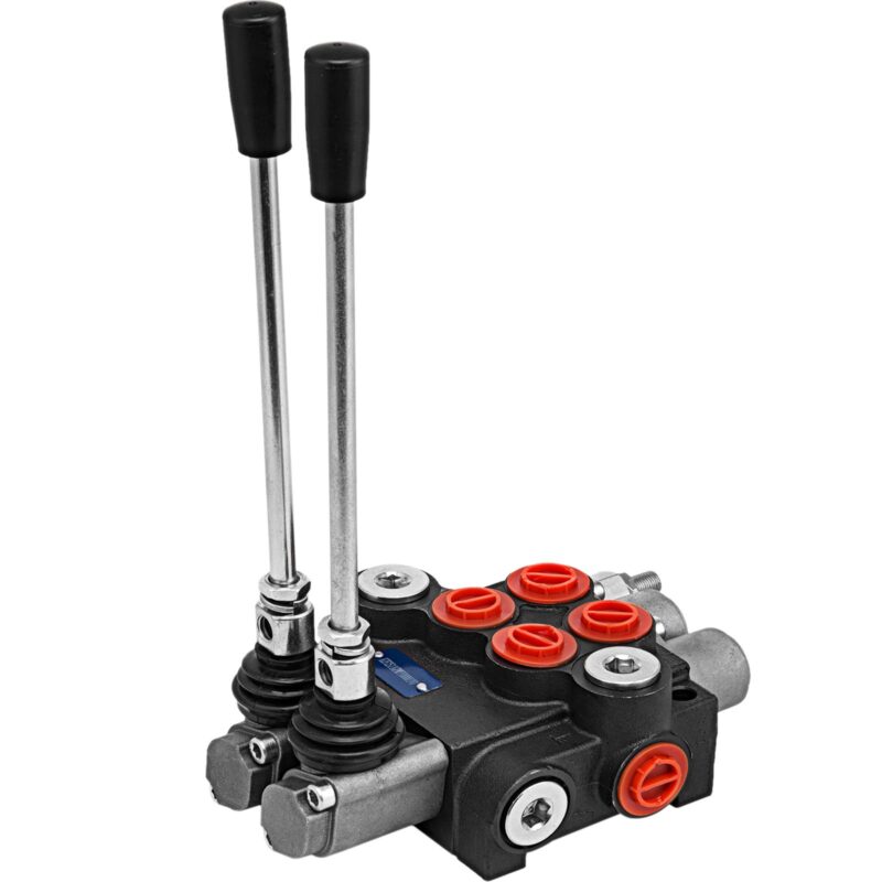 Hydraulic Valve 2 Spool Hydraulic Directional Control Valve 11gpm Hydraulic Control Valve
