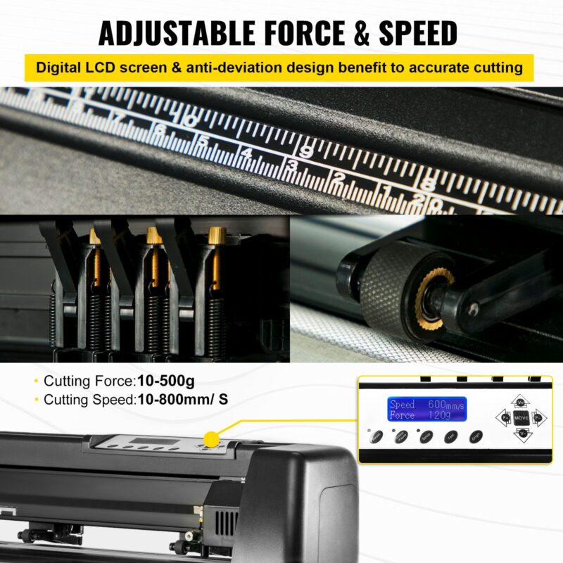 Vinüüllõikurplotter 135 cm Signmaster tarkvara siltide valmistamise masin 1350 mm paberi
