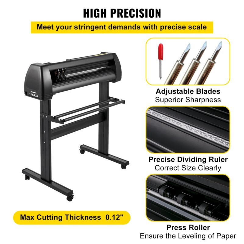 870 mm vinüüllõikur Vinüülplotter SignCut tarkvara Windowsile