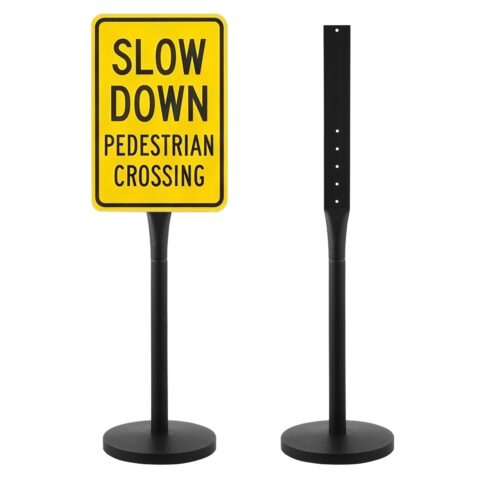Portable Sign Post, 1230 mm, 2 tk