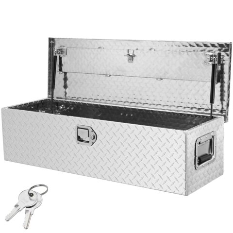 Heavy Duty Aluminum Truck Bed Tool Box, 39 kg, 99,1 x 33 x 25,4 cm