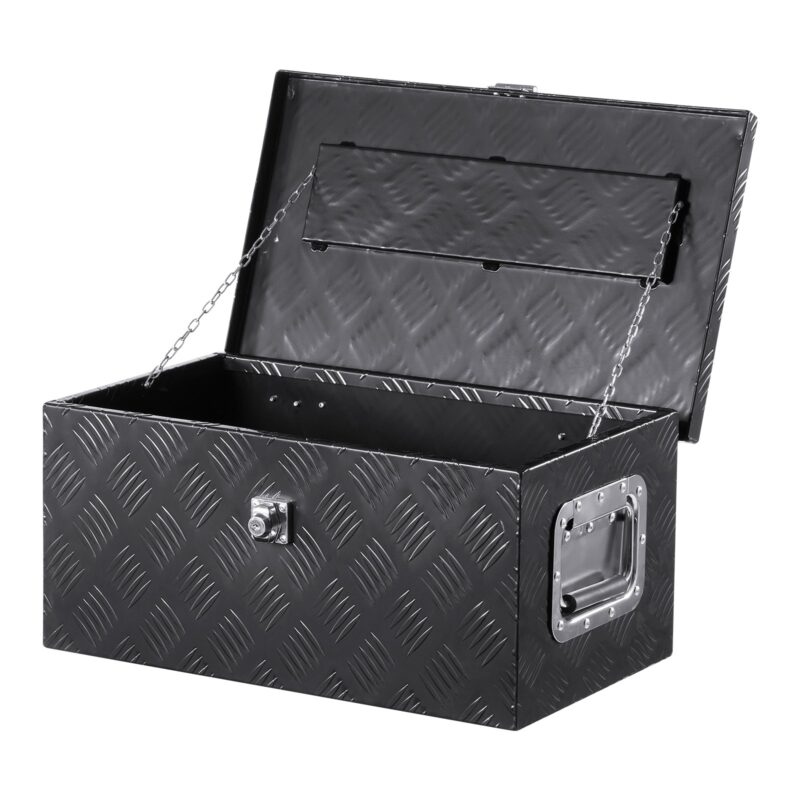 Heavy Duty Aluminum Truck Bed Tool Box, 30 kg, 508 x 304,8 x 241,3 mm