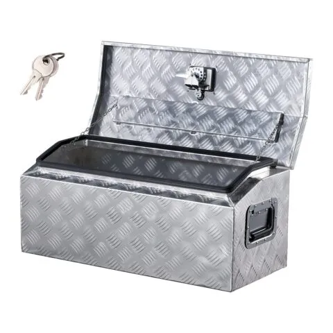 Raskeveokite alumiiniumist veoauto voodi tööriistakast, 40 kg, 762 x 330,2 x 330,2 mm