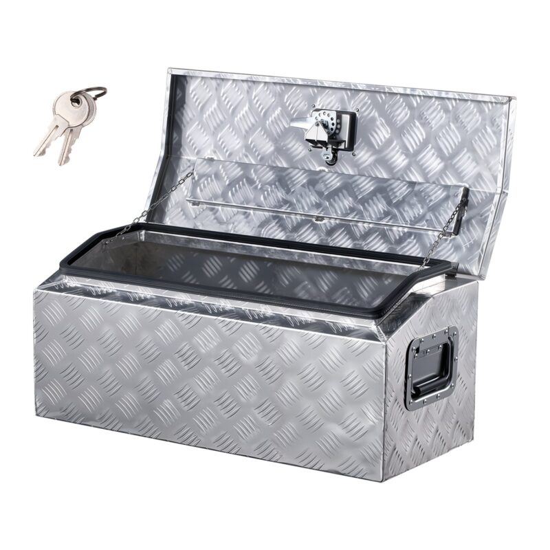 Heavy Duty Aluminum Truck Bed Tool Box, 40 kg, 762 x 330,2 x 330,2 mm