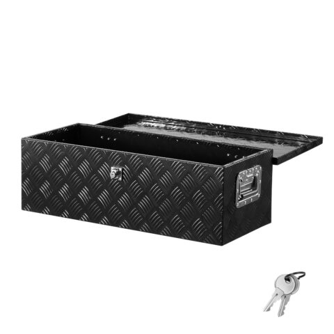 Heavy Duty Aluminum Truck Bed Tool Box, 50 kg, 762 x 330,2 x 243,84 mm