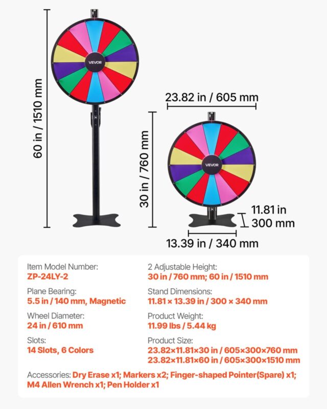 610 mm pöörlev auhinnaratas