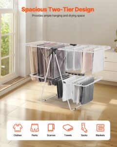 Pesukuivatusrest, 14 kg, 2 tasandit — pilt 2