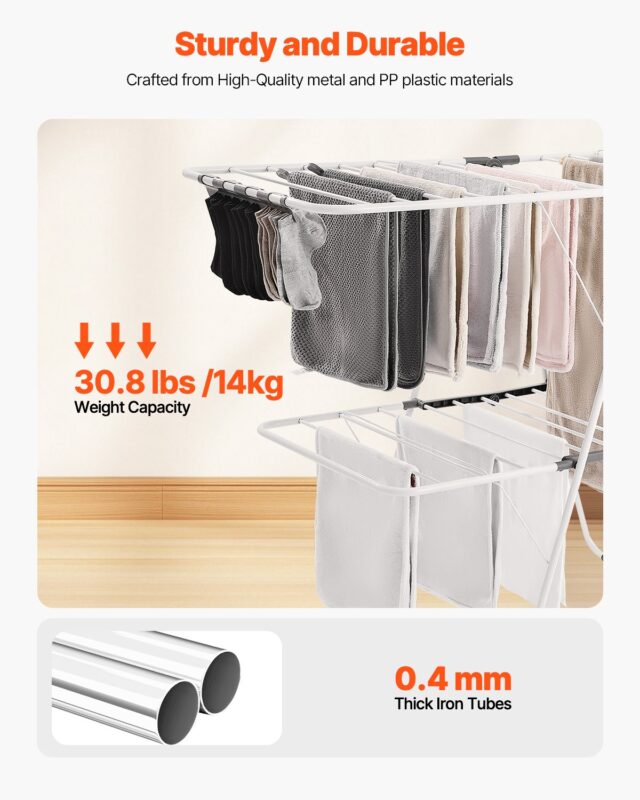 Pesukuivatusrest, 14 kg, 2 tasandit