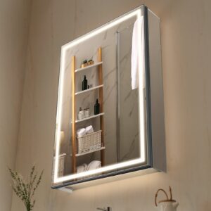 Valgustusega ravimikapp peegliga, 50 x 70 cm — pilt 1