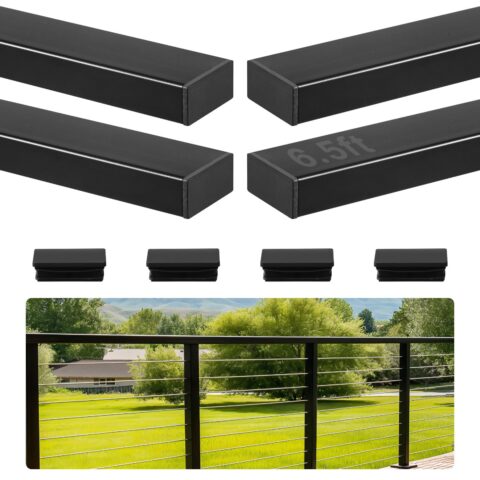 4 Pack 198 cm Stainless Steel Handrail, 4 tk