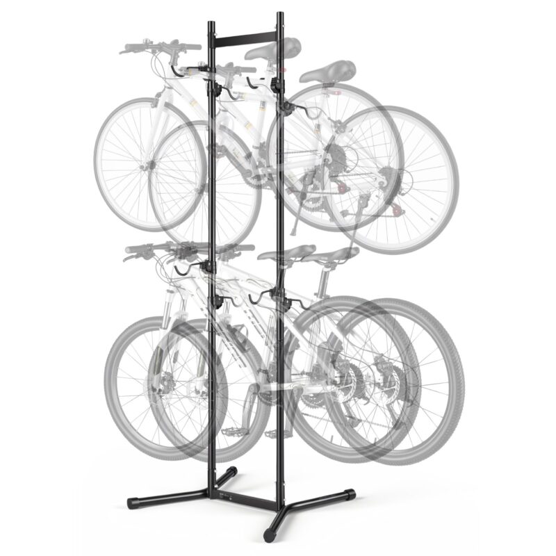 Bike Stand for 4 Bikes, 70 kg, 750 x 740 x 2170 mm