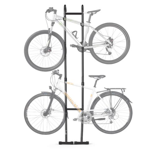 Bike Stand for 2 Bikes, 45,5 kg, 500 x 520 x 2140 mm