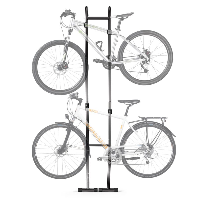 Bike Stand for 2 Bikes, 45,5 kg, 500 x 520 x 2140 mm