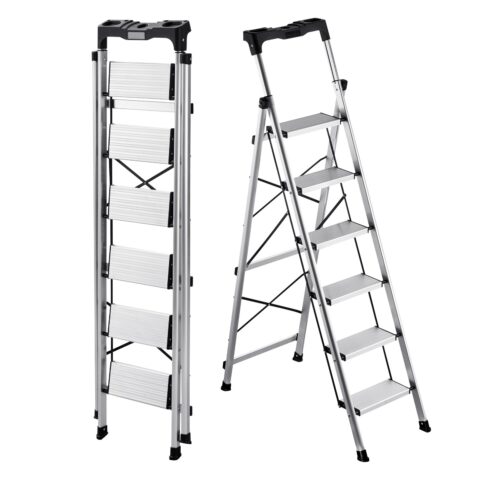 6 Step Ladder, 150 kg, 48,0 x 96,0 x 171 cm
