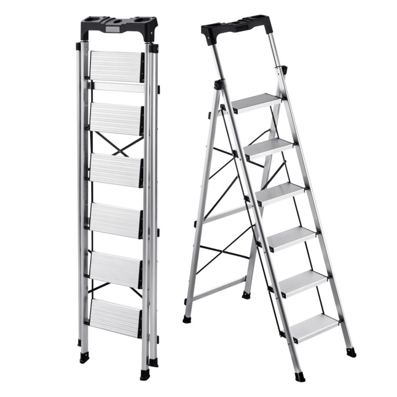6 Step Ladder, 150 kg, 48,0 x 96,0 x 171 cm
