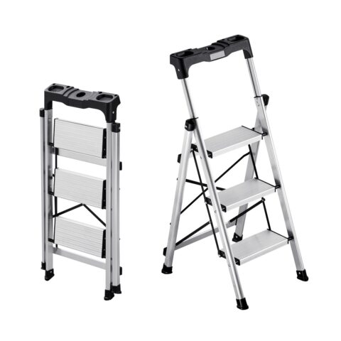 3 Step Ladder, 150 kg, 48,0 x 53,8 x 104 cm