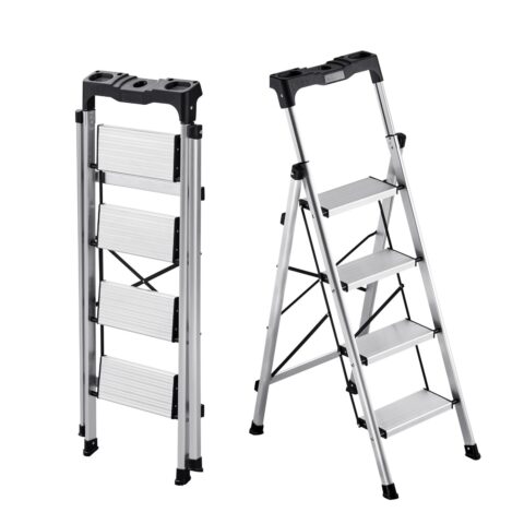 4 Step Ladder, 150 kg, 48,0 x 67,8 x 127 cm