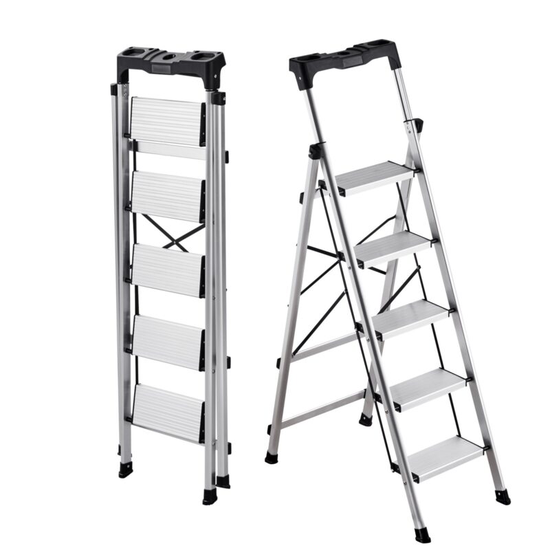 5 Step Ladder, 150 kg, 48,0 x 83,6 x 149 cm