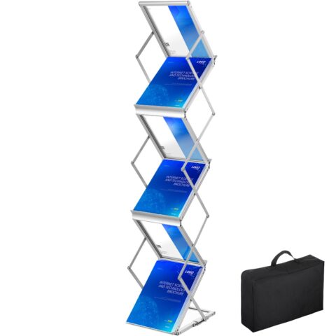 Foldable Magazine Display Rack, 5 kg, 4,5 kg